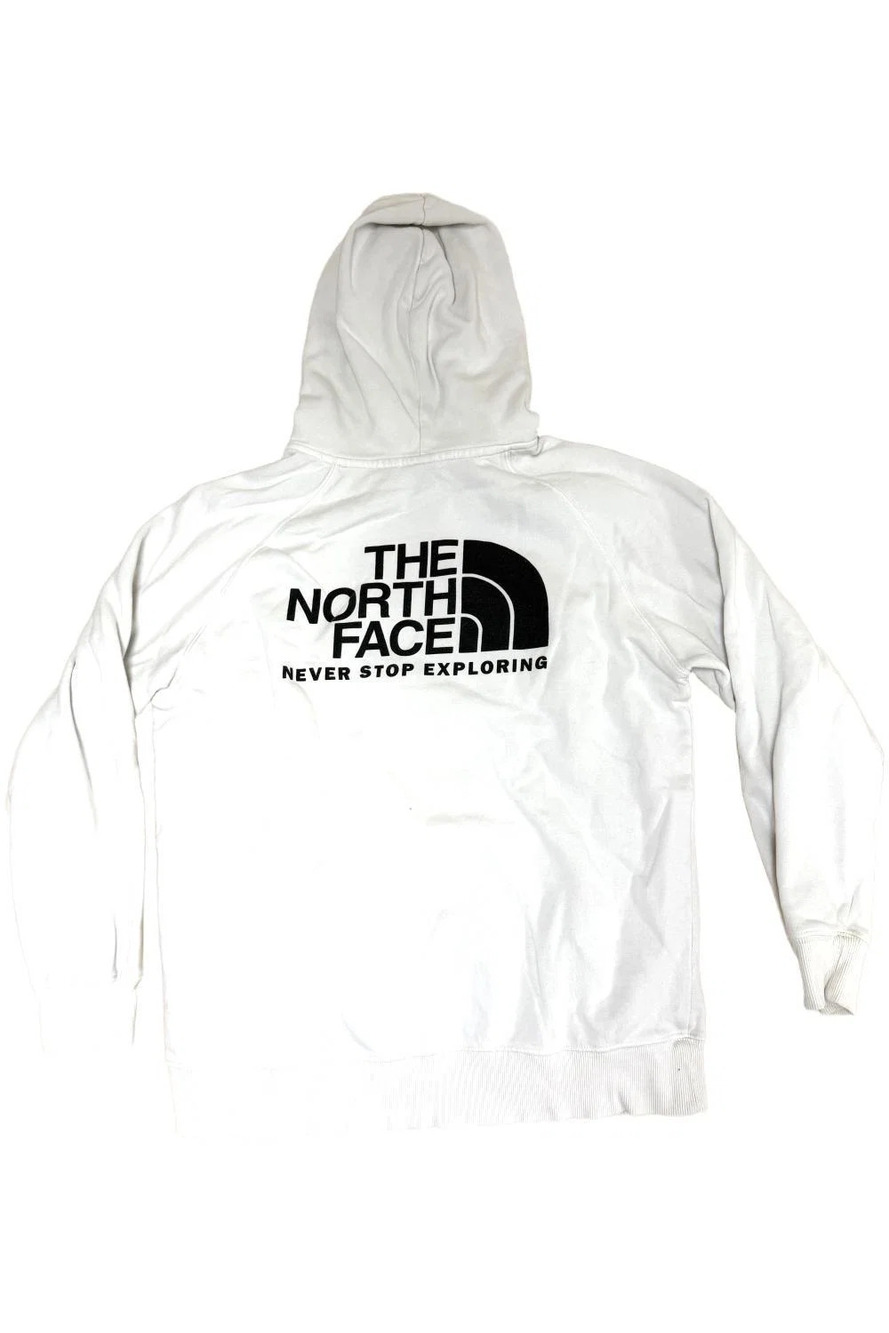 The North Face Womens Box NSE Pullover Hoodie White Dune - Regular - Picture 2 of 2